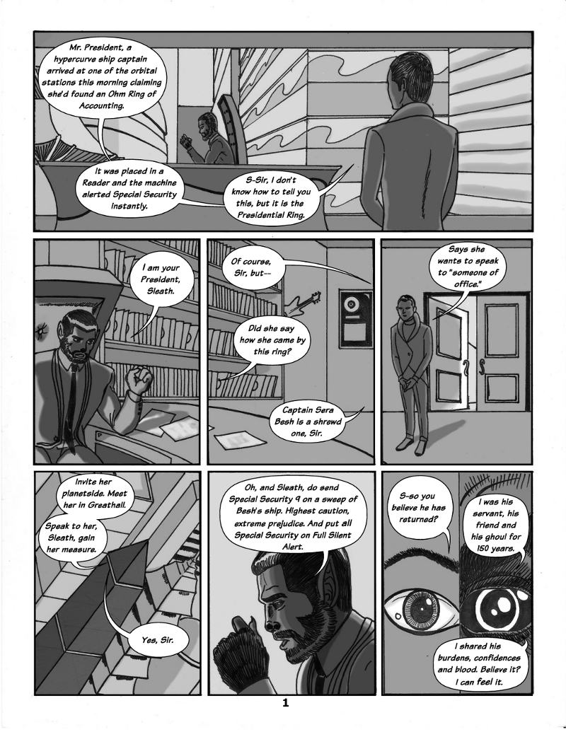 Forsaken Stars Issue, Three Page 1