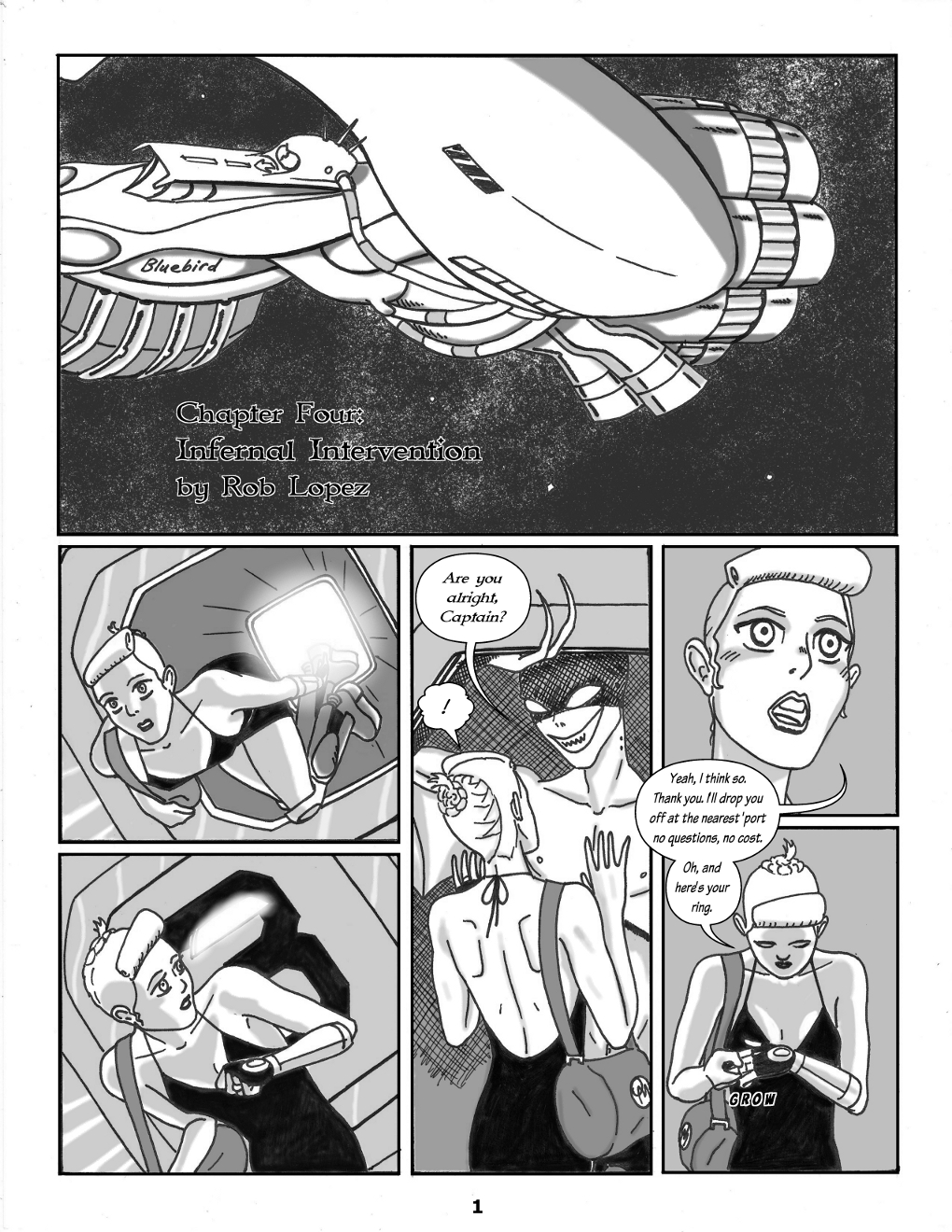 Forsaken Stars Issue Four, Page 1