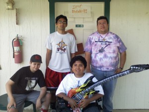 Kyle, Amit, Nathan and I at MDA Summer Camp 2009