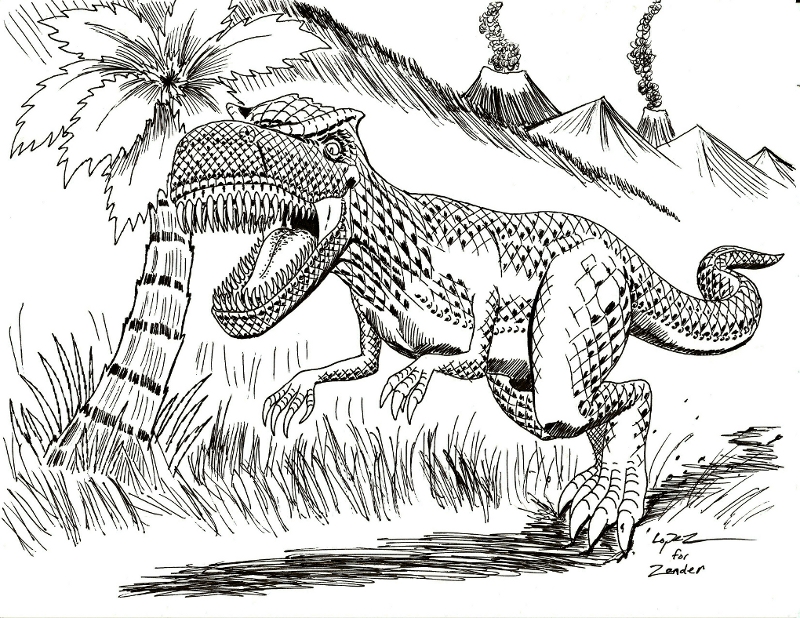 A Dinosaur for Zander